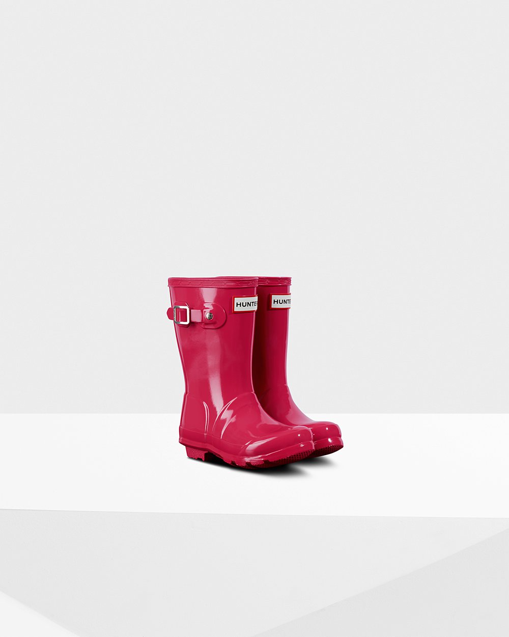 Botas De Agua Hunter Niños Original Little Gloss - Rosas - Argentina 3047TRGWY